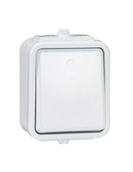 Łącznik 1 biegunowy IP44 CEDAR WNT100C01 natynkowy