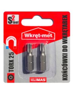 Końcówki do wkrętarki typ TORX-25  2 szt