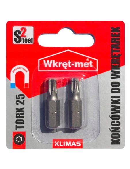 Końcówki do wkrętarki typ TORX-25  2 szt