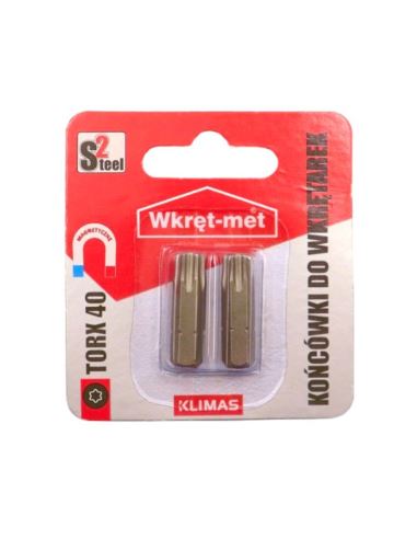 Końcówki do wkrętarki typ TORX-40  2 szt