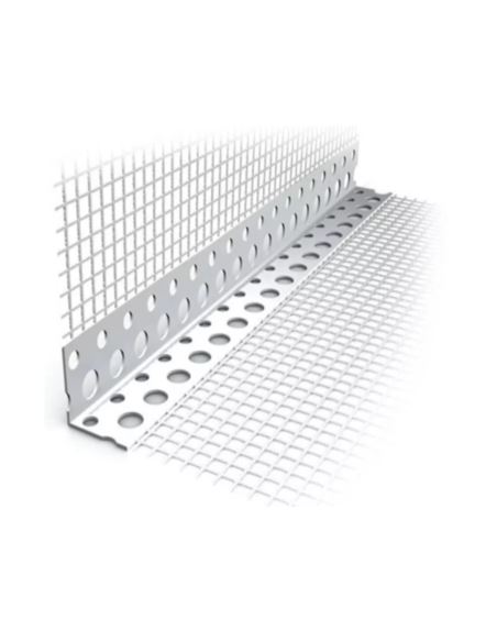 Narożnik aluminiowy z siatką 2,5m 8x12