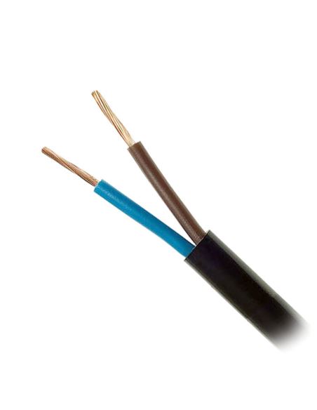 Przewód OMYp 2x0,5 300/500V czarny