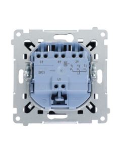 Simon54 Przycisk potrójny chwilowy biały 2