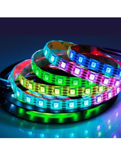 Taśma LED RGB 12VDC 60 led 5050 cyfrowa WS2815