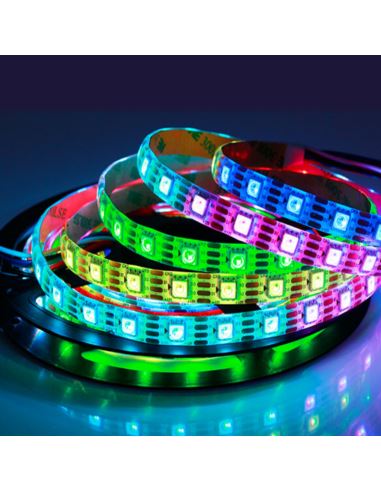 Taśma LED RGB 12VDC 60 led 5050 cyfrowa WS2815