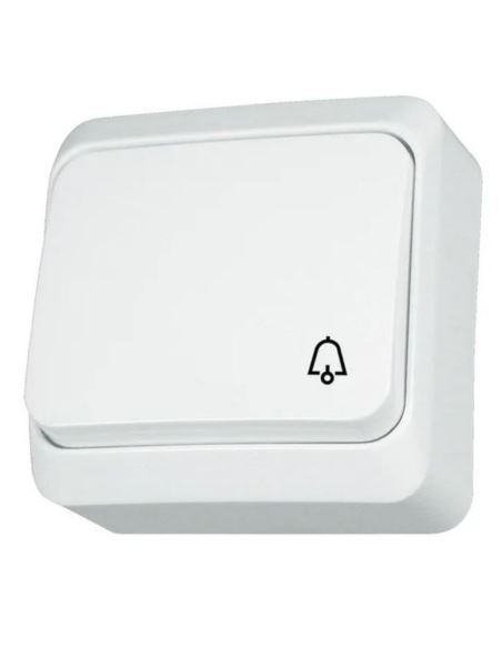 Przycisk dzwonek PRIMA Biały WNt-101P IP20