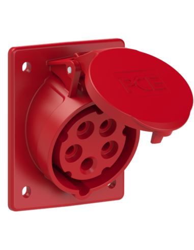 Gniazdo tablicowe skośne 16A 5P IP44