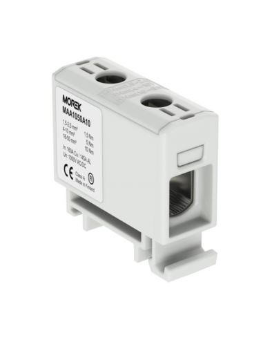 Złącze szynowe TH35 jedno. OTL50 1,5-50mm2 szare