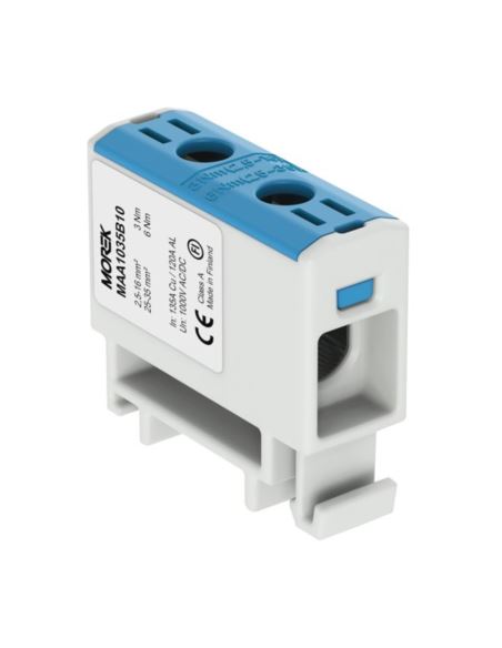 Złącze szynowe TH35 OTL35 2,5-35mm2 1000V nieb.