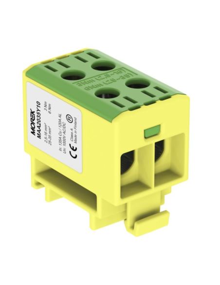 Złącze szynowe TH35 OTL35-2 2,5-35mm2 1000V żo