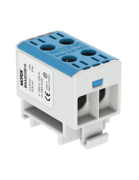 Złącze szynowe TH35 OTL35-2 2,5-35mm 1000V nieb.