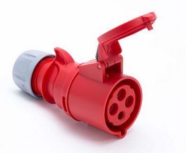 Gniazdo siłowe przenośne 32A 4P 400V IP44