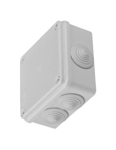 Puszka elektryczna natynkowa S-BOX 106 IP65 szara