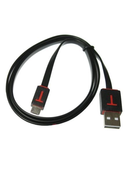 Kabel USB-Micro USB 2.0 czarny 1m 2.4A NePower