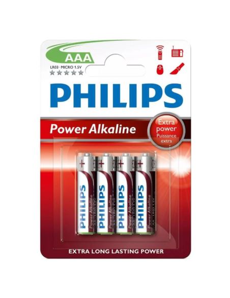 Bateria alkaliczna LR03 AAA PHILIPS (4 szt.)