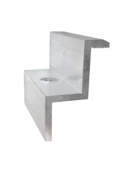 Klamra końcowa 50x35mm M8 aluminiowa