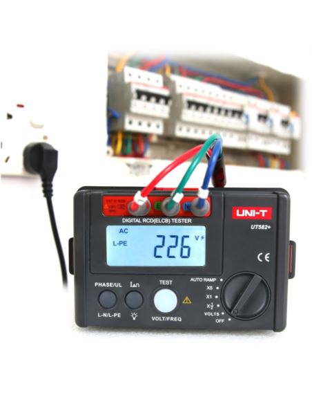 Miernik tester wyłączników RCD UT582+ UNIT
