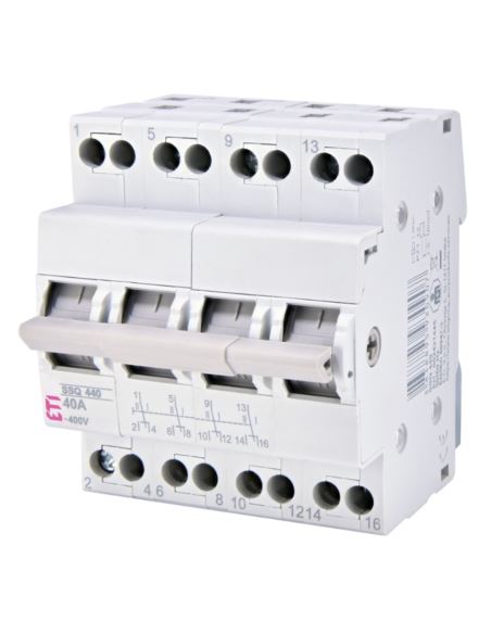 Przełącznik 4-biegunowy 40A SSQ440 sieć-agregat