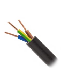 Przewód YKY 3x6mm ŻO RE Czarny / Cu / Drut 0.6/1KV