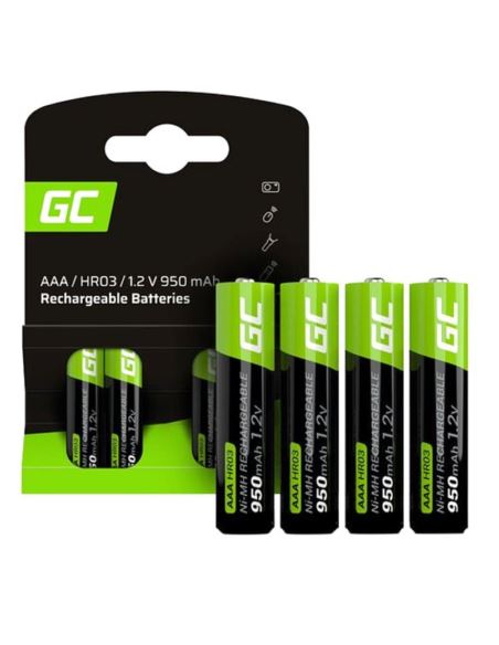 Akumulator Ni-MH R03 AAA 950mAh Green Cell (4szt.)