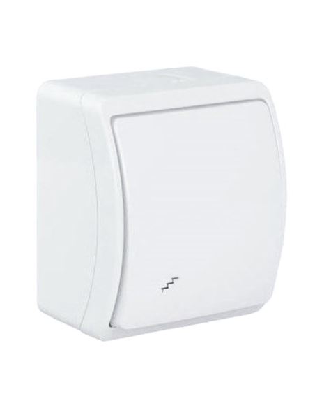 KOALA Łącznik schodowy IP44 biały n/t