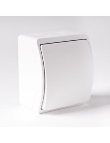 KOALA Łącznik uniwersalny/schodowy IP44 biały n/t