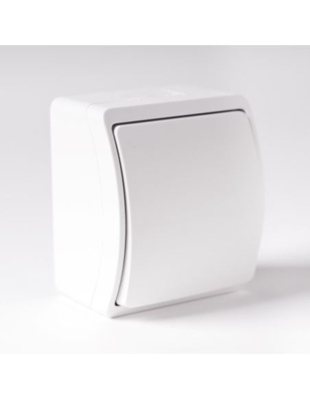 KOALA Łącznik uniwersalny/schodowy IP44 biały n/t