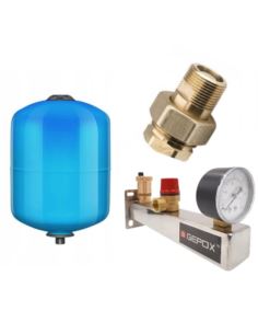 HYD Naczynie przeponowe 18L CWU z grupą bezp.