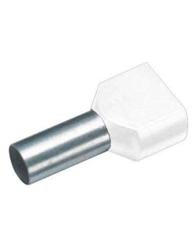 Końcówka tulejkowa izolowana HI 2x0,75/8