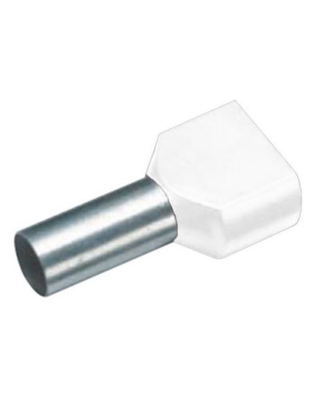 Końcówka tulejkowa izolowana HI 2x0,75/8