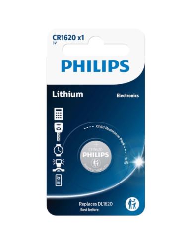 Bateria litowa CR1620 PHILIPS 3.0V 1 szt