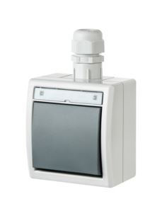 AQUANT Łącznik 1-bieg. (schodowy) natynkowy IP65