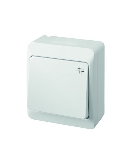 HERMES Łącznik Krzyżowy10A IP44 biały ŁNT-7