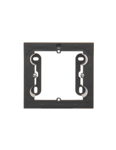 Simon54 Puszka natynkowa pojedyńcza czarny mat