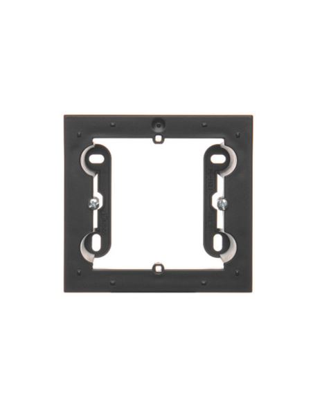 Simon54 Puszka natynkowa pojedyńcza czarny mat