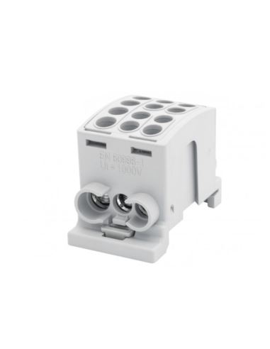 Zacisk HLK 100A-3 (1x25,2x16) - szary