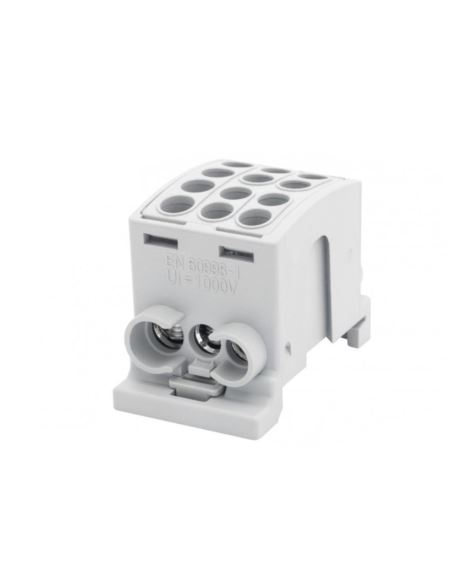 Zacisk HLK 100A-3 (1x25,2x16) - szary