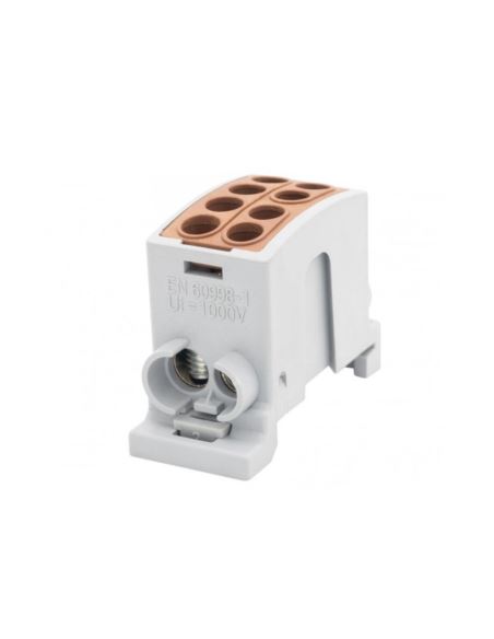 Zacisk HLK 100A-2 (1x25,1x16) - brązowy