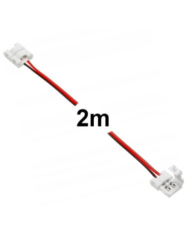 Złączka LED XC11 do taśm LED 10mm z przewodem 2m