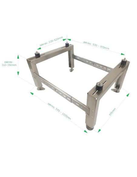 Podstawa pompy ciepła INOX 500KG wspornik, uchwyt