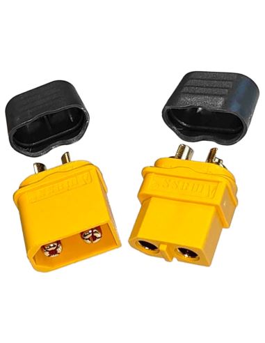 XT60 kpl złącze wtyk + gniazdo z osłoną AMASS