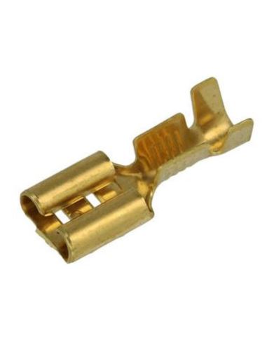 Konektor 6,3x0,8mm F6.3 nieizol. płaski nasuwka