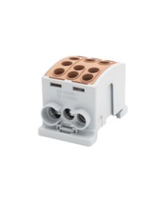 Zacisk HLK 100A-3 (1x25,2x16) - brązowy