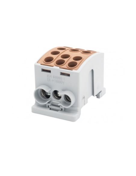 Zacisk HLK 100A-3 (1x25,2x16) - brązowy