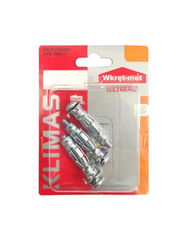 Kołek metalowy typu MOLLY BMOL 6x45 (3szt)