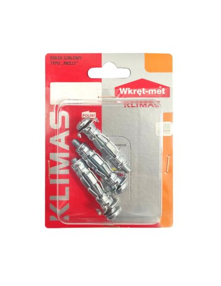 Kołek metalowy typu MOLLY BMOL 6x45 (3szt)