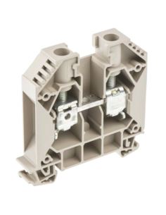 Złączka śrubowa WDU 10 beżowa na szynę TH35