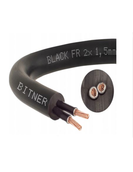Przewód sterowniczy BIT500 (St) BLACK FR 2x1 ekran
