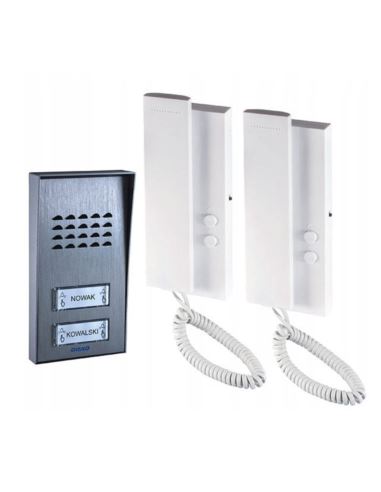 Zestaw Domofon 2-rodzinny ORNO ENIR MULTI biały
