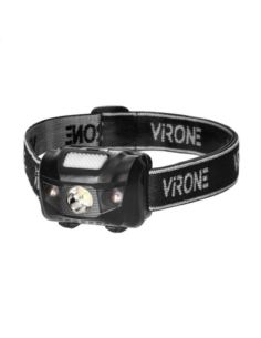 Latarka czołowa LED CREE 3W +2 czerw. diody LED